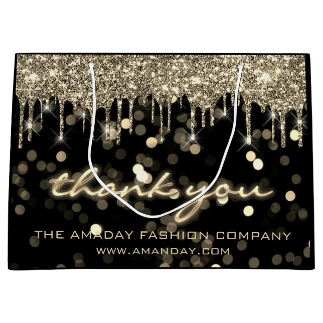 Black Guld, tack, köp Namn Boutique Shop (Framsidan)