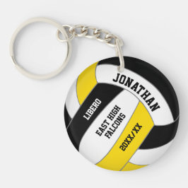 Black guld team färg anpassningsbar boys volleybal