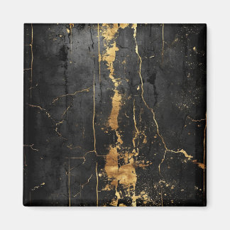 Black Guld Vintage Magnet