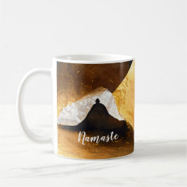 Black Guld Yoga Meditation Instructor Reiki Master Kaffemugg