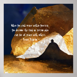 Black Guld Yoga Meditation Instructor Reiki Master Poster