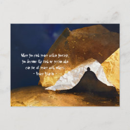 Black Guld Yoga Meditation Instructor Reiki Master Vykort