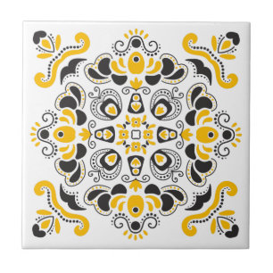 Black Gult Elegant Mediterranean Snyggt White Kakelplatta