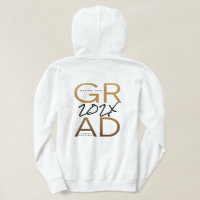 Black Gult Gold Foil Grad Year Anpassningsbar Chic