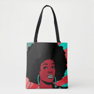 Black Gurl-poppart Tygkasse
