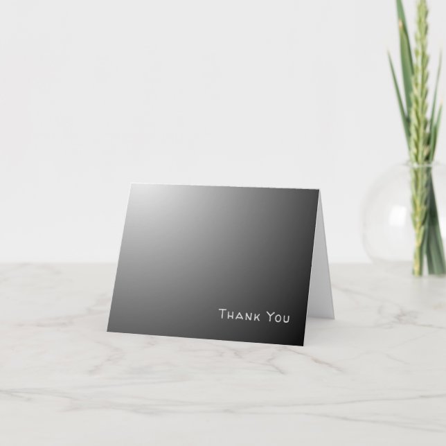 Black Guy Grad Tack Personlig Card (Framsida)