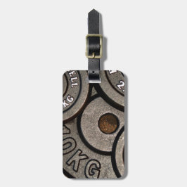 Black Gym Weights Fitness Bagagebricka