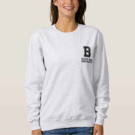 Black Hair College Letter Custom Sweatshirt T Shirt
