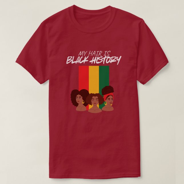 "Black Hair is History" Heritage Graphic Tee (Design framsida)