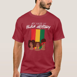 "Black Hair is History" Heritage Graphic Tee