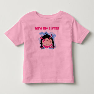 Black Hair New Big Sister Tee