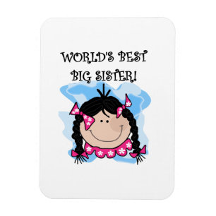 Black Hair World's Best Big Sister-presenter Magnet
