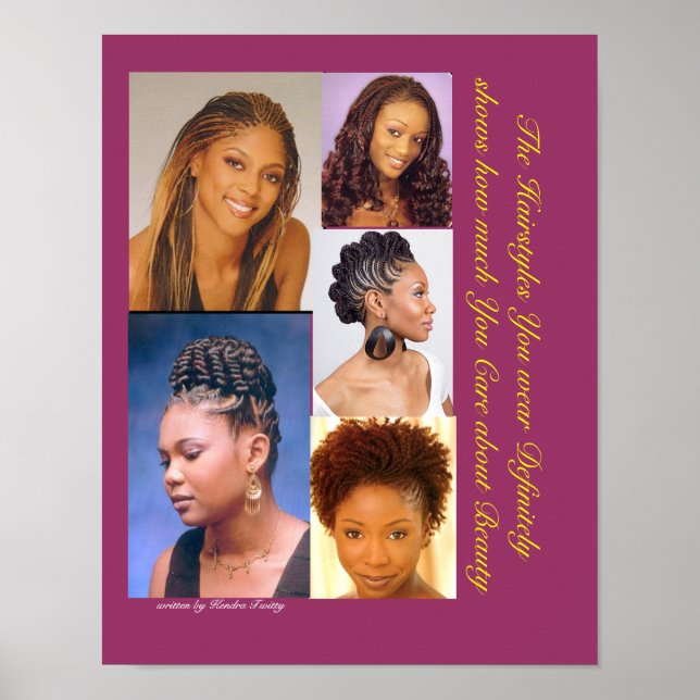 Black Hairstyles Poster (Framsidan)