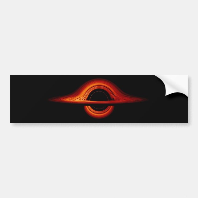 Black Hål Accretion Disk Bildekal (Framsidan)