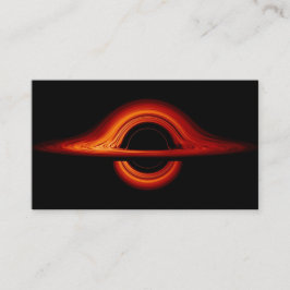 Black Hål Accretion Disk Visitkort