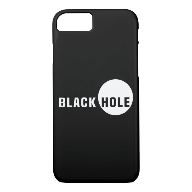 Black Hål Case-Mate iPhone Skal (Baksida)