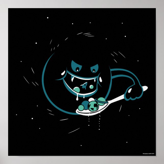 Black Hål Devours Poster (Framsidan)