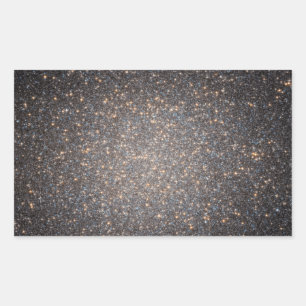 Black Hål i Omega Centauri NGC 5139 från Hubble Rektangulärt Klistermärke