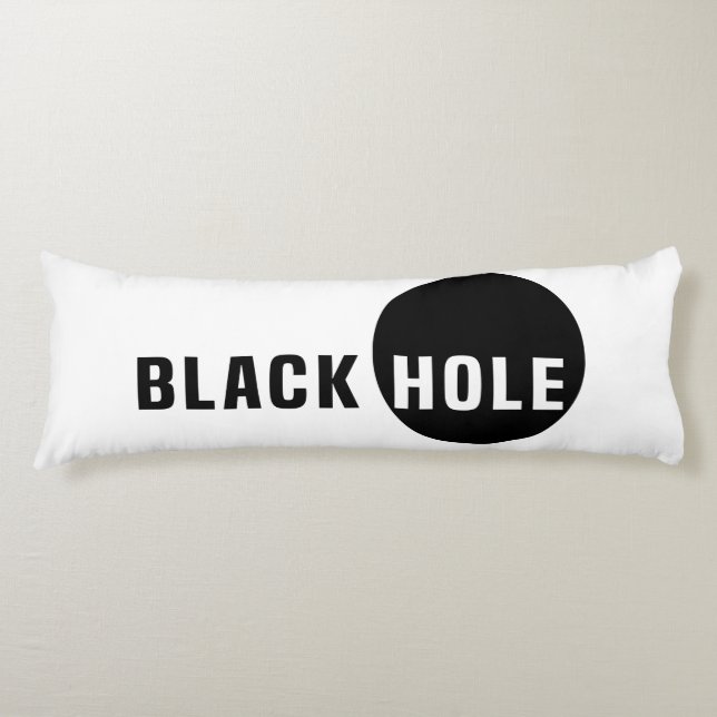 Black Hål Kroppskudde (Framsidan)