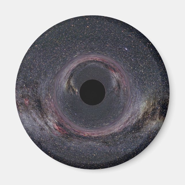 Black Hål Milky Way Magnet (Framsidan)
