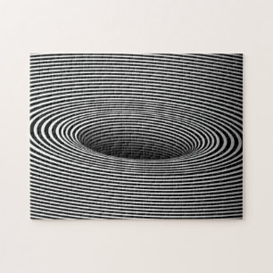 Black Hål   Optisk Illusion Pussel