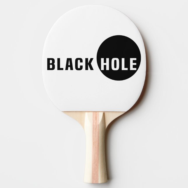 Black Hål Pingisracket (Baksidan)