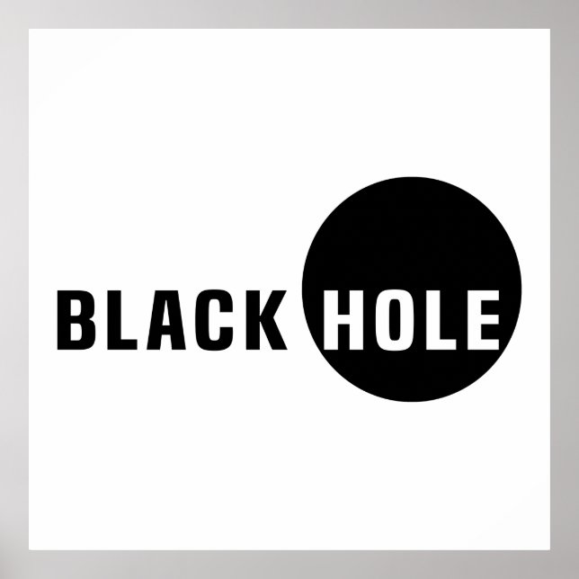 Black Hål Poster (Framsidan)