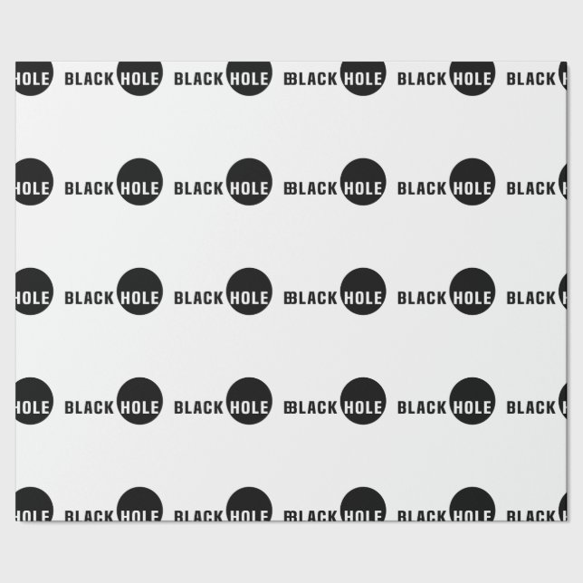 Black Hål Presentpapper (Seam)