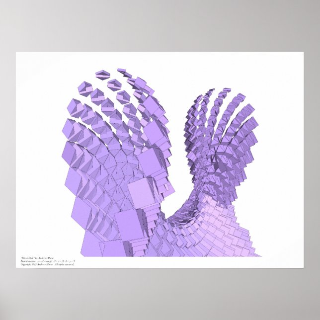 Black Hål - programuttryck Poster (Framsidan)