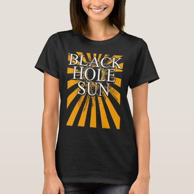 BLACK HÅL SOL T SHIRT (Framsida)