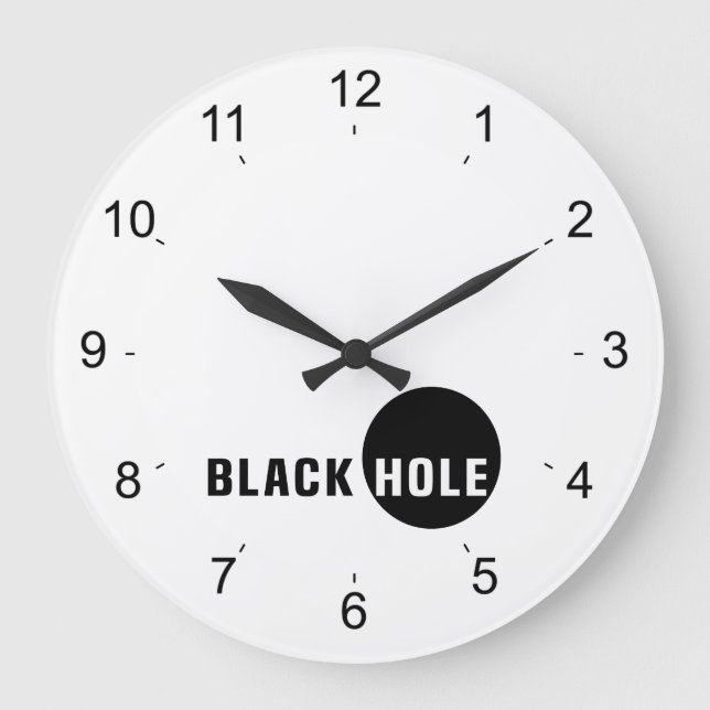 Black Hål Stor Klocka (Framsida)