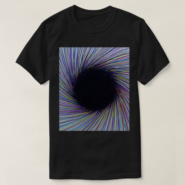 Black Hål T Shirt (Design framsida)