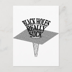 Black Hål Verkligen Suck Vykort