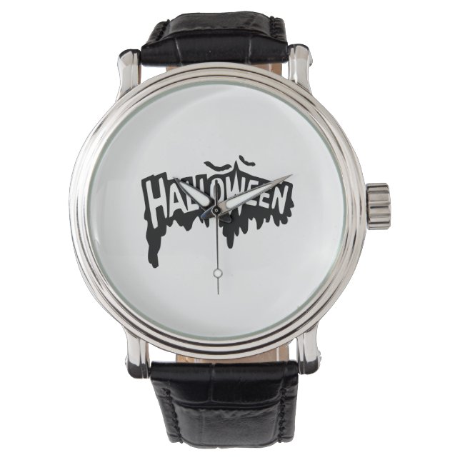Black Halloween Armbandsur (Framsida)
