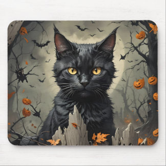 Black Halloween Cat Musmatta
