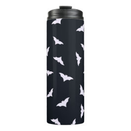 Black Halloween Fladdermus Thermal Tumbler