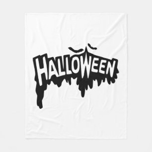 Black Halloween Fleecefilt