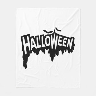 Black Halloween Fleecefilt