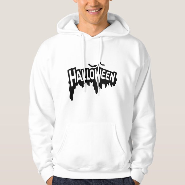 Black Halloween Hoodie (Framsida)