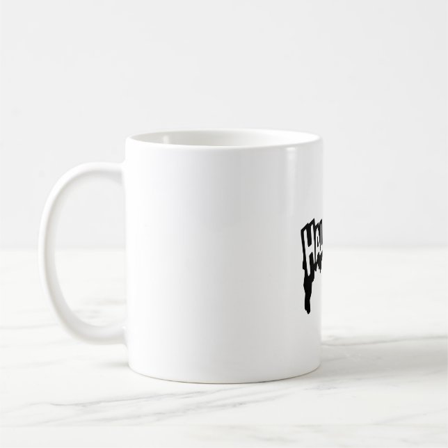 Black Halloween Kaffemugg (Vänster)