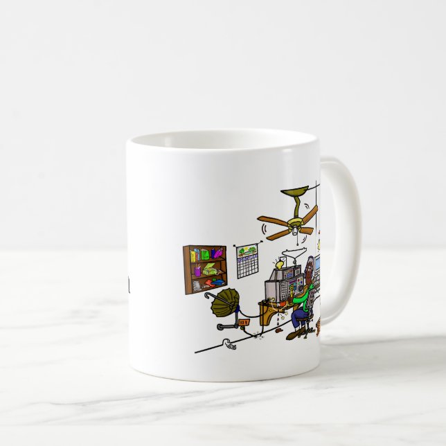 Black Ham Crazy Ham Shack Mug Kaffemugg (Framsida höger)