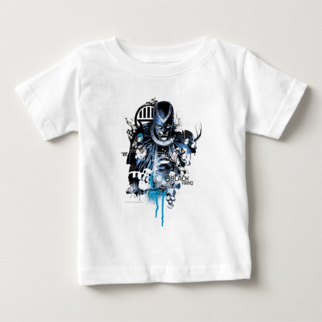 Black Hand - Blue Collage Tröja (Framsida)