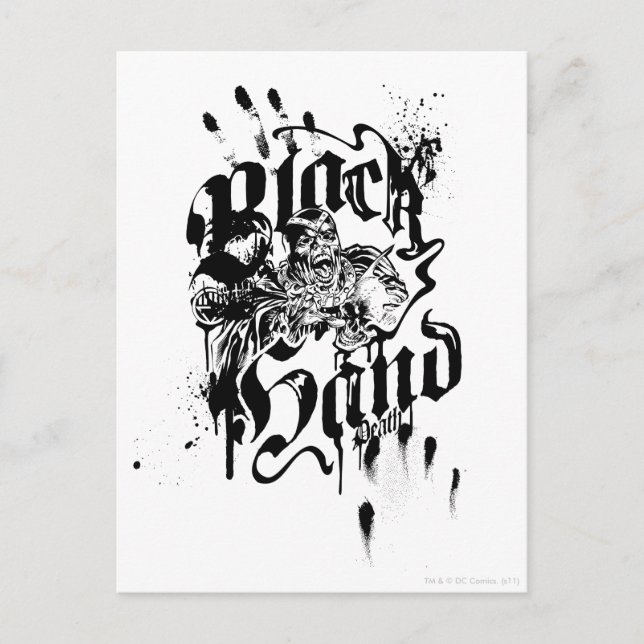 Black Hand - Collage Vykort (Framsida)