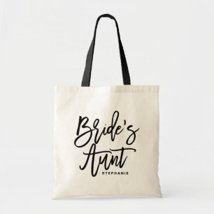 Black Hand Lettering Brides Moster Anpassningsbar  Tygkasse