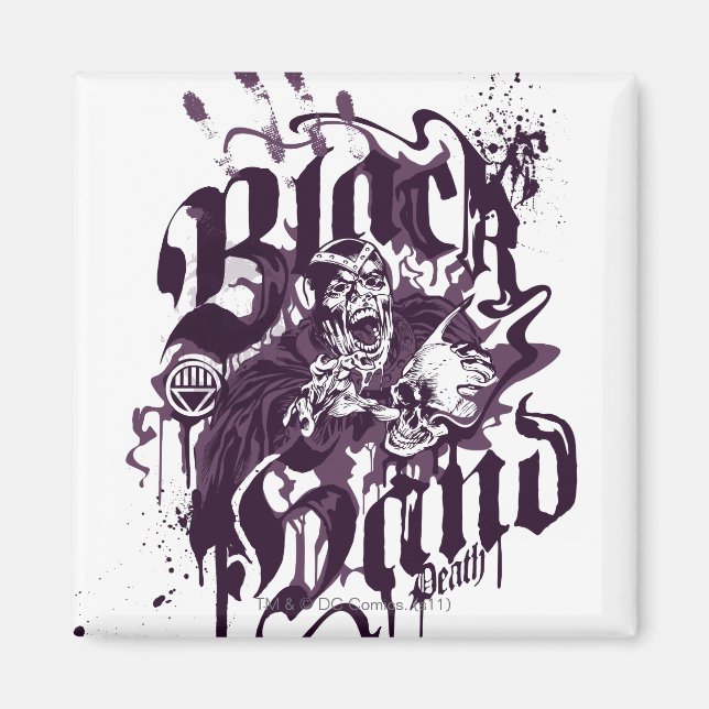 Black Hand - Lila Collage Magnet (Framsidan)