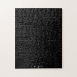 Black Happy Birthday Frustrating Pussel