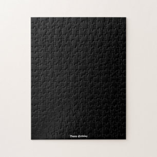 Black Happy Birthday Frustrating Pussel