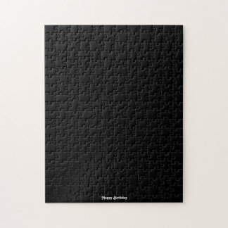 Black Happy Birthday Frustrating Pussel