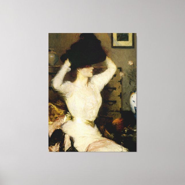 Black Hat Canvastryck (Framsida)