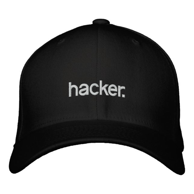 Black Hat-hacker. Broderad Keps (Framsida)